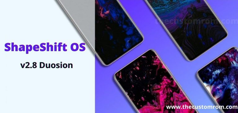 ShapeShift OS 2.8