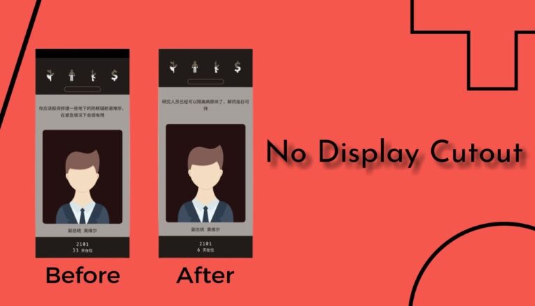 No Display Cutout