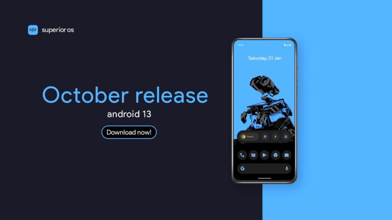 Superior OS A13 Oct 2022